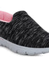 FABIA Black Women's Walking Shoes